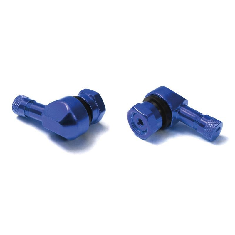 Valve Coudée Alu Bleu